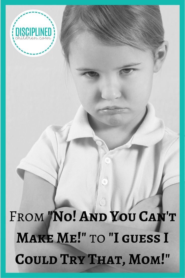 Learn how to get your strong-willed child to go from "No way, Mom!" to "Ok, I guess I can try that, mom." 