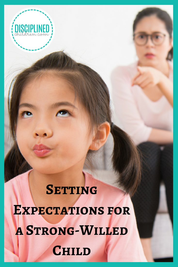 Setting expectations for a strong-willed child is challenging since her first response is to challenge any direction given to her. In this post, you'll find a free tool to help you to easily set expectations that your strong-willed child will follow (without a fight). 